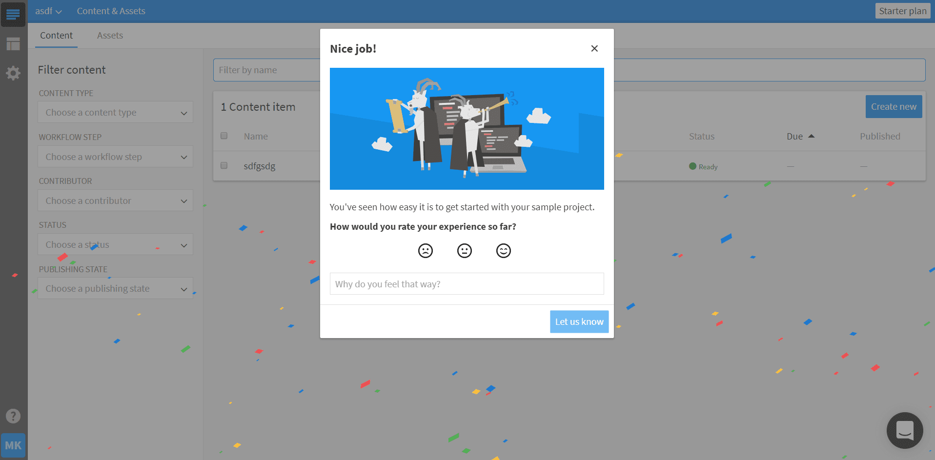 Feedback collection mechanism