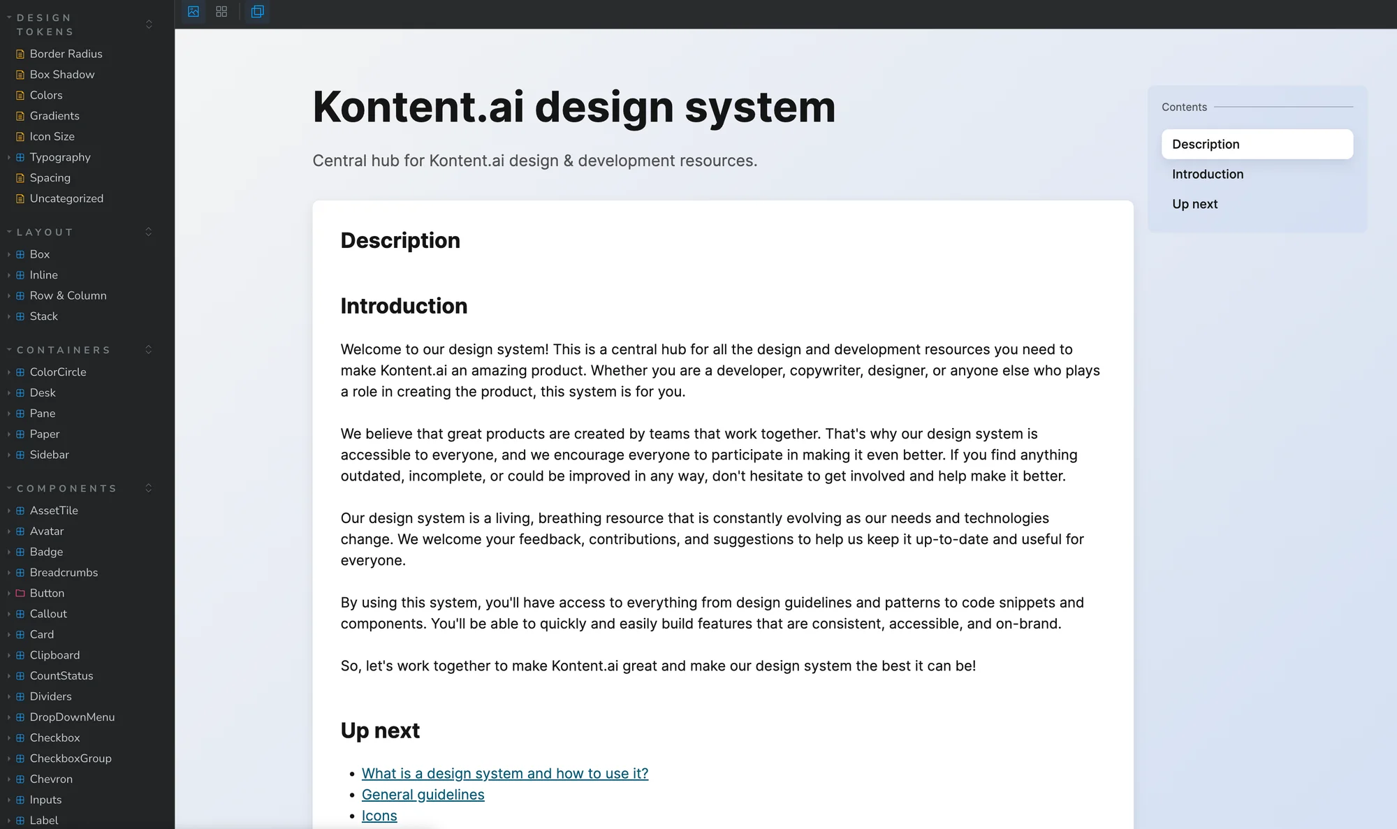 Storybook Implementation