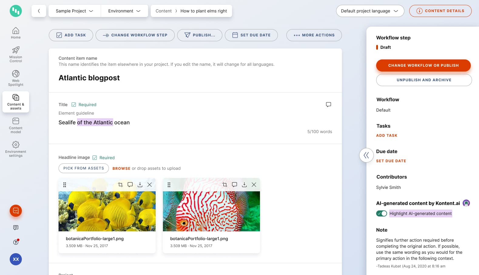 AI Highlighting Turned On