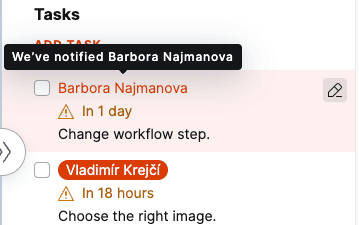 Task assignment interface