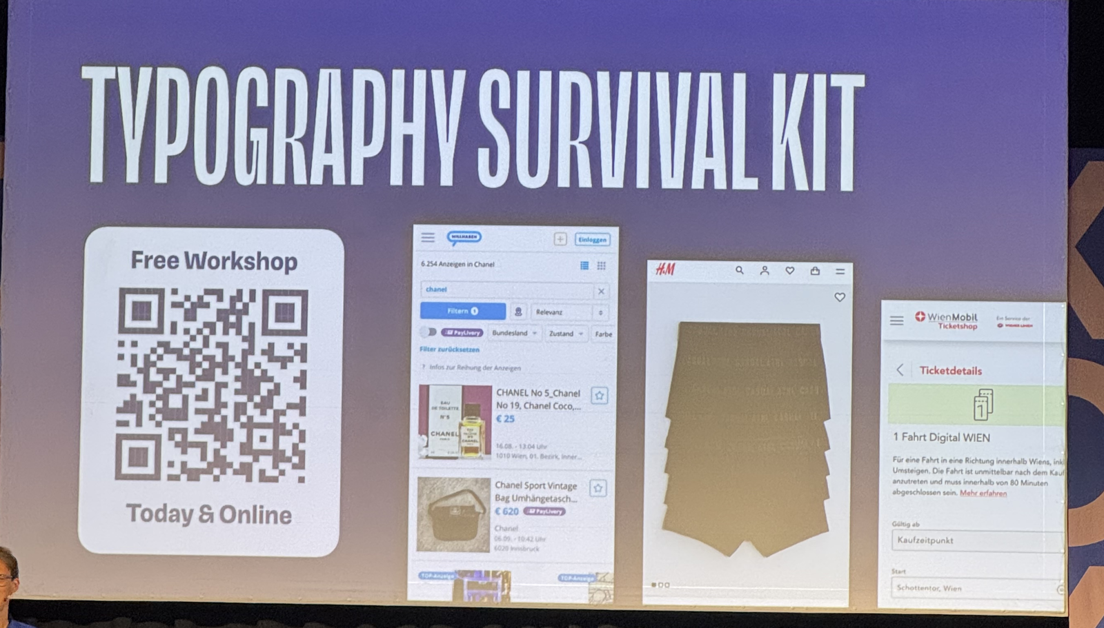 Typography Survival Kit with app examples